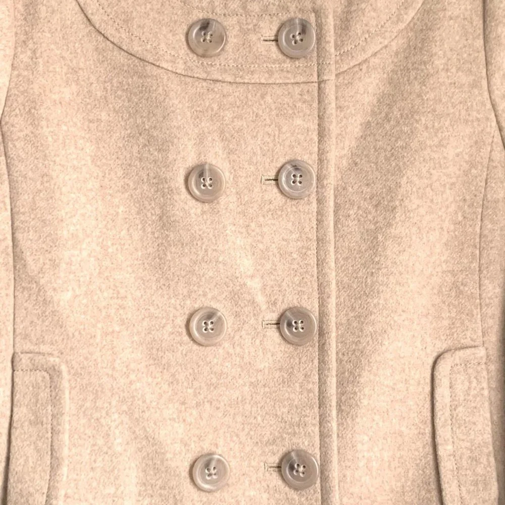J. Crew Pippa Wool Blazer Peacoat (Beige) 10